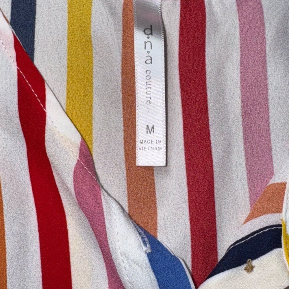 Colorful Striped Women's Top - Picture 2 of 5